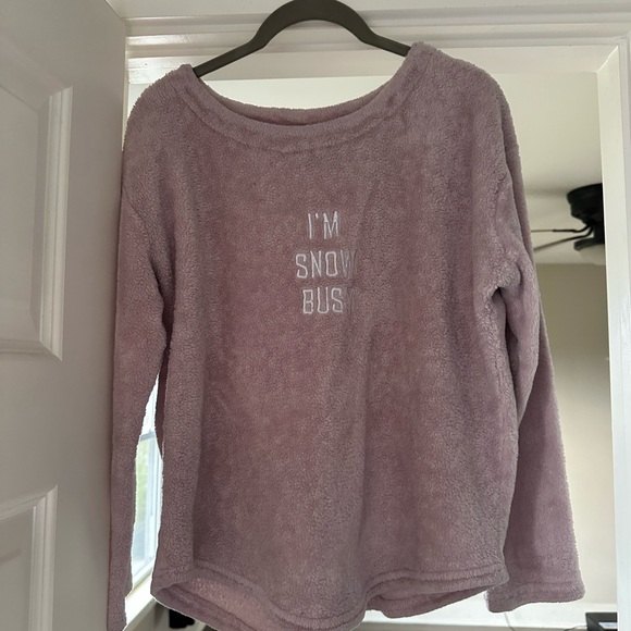 Cozy Pink Fleece Pullover - Picture 1 of 2